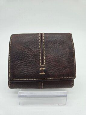 Relic Brown Leather Trifold Men’s Wallet – Classic Trifold Style Pre-Loved